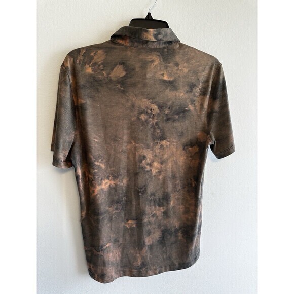 Lululemon Shirt Mens Evolution Polo Diamond Dye Stretch Short Sleeve Stretch S - Picture 5 of 8